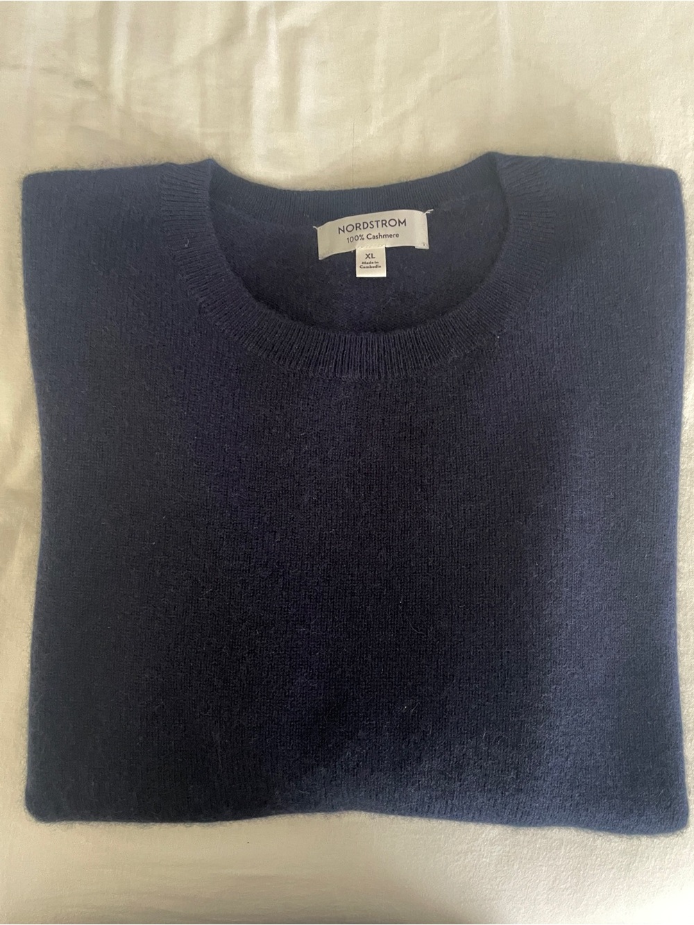 NWOT Nordstrom 100% Cashmere Crewneck Sweater